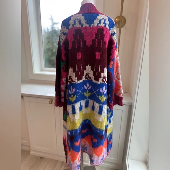 Free People - Folk Song Maxi Cardi - Picture 3 of 7